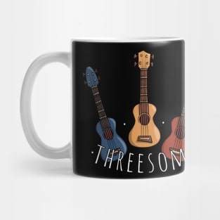 Threesome Uke Collection Hawaii Cheeky Ukulele Fun Mug